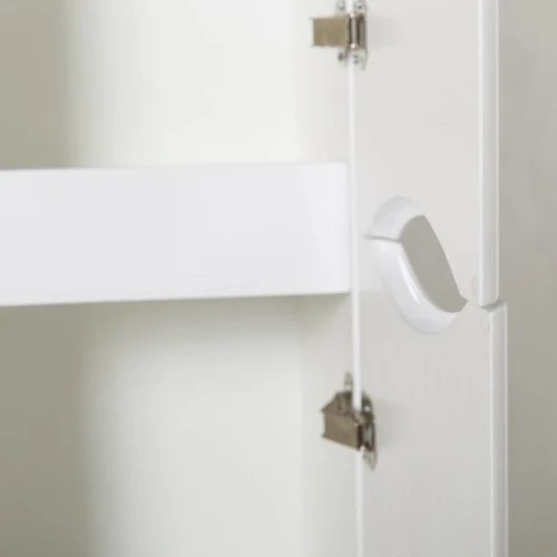 Шкаф пенал BelBagno 32 ACQUA-1600-2A-SC-BL-P подвесной Bianco Lucido МДФ / ЛДСП