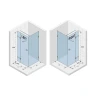 Душевой уголок Riho SZ Scandic NXT X203 177х87 L G001075121 профиль Черный матовый стекло прозрачное