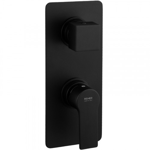 Смеситель для душа Remer Energy EY93KBNO Черный матовый латунь встраиваемый