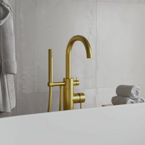 Смеситель для ванны Paini Cox 78PJ136LM Золото матовое