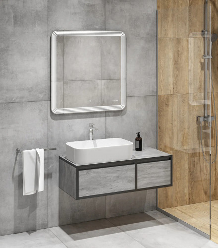 Раковина-чаша Sanita Luxe Infinity Slim 60 WB.CT/Infinity/60-N.Slim/WHT.G/S1 цвет Белый