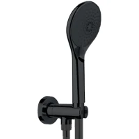 Душевой гарнитур Bossini Syncronia C12035C.073 Черный матовый латунь на стену