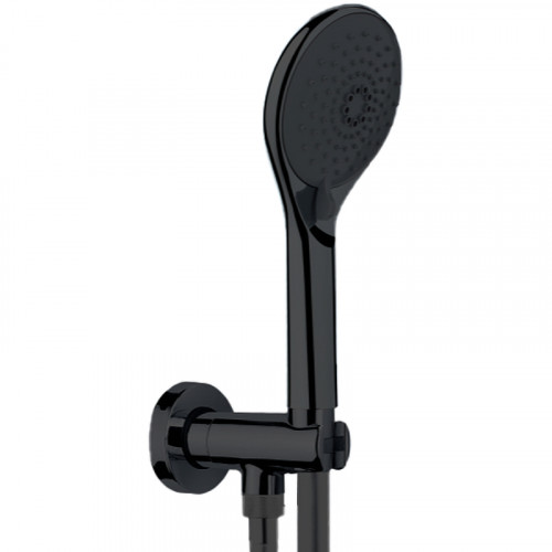 Душевой гарнитур Bossini Syncronia C12035C.073 Черный матовый латунь на стену