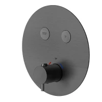 Смеситель для душа Newform X-Steel 316 70426EX.59.064 с термостатом цвет Gun Metal