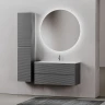 Тумба под раковину Sancos Folk 100 FL100GS подвесная Grey soft МДФ / ЛДСП