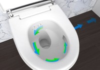 Унитаз биде Geberit AquaClean Mera Comfort 146.214.11.1 Белый альпин фаянс подвесной