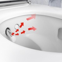 Унитаз биде Geberit AquaClean Mera Comfort 146.214.11.1 Белый альпин фаянс подвесной