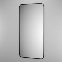 Зеркало Evoform Colora 120х60 BY 0438 с окантовкой - Черный цвет стекло