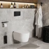 Инсталляция WasserKRAFT Aller 10TLT.010.ME.MB03 для унитаза с Черной матовой клавишей смыва нержавеющая сталь