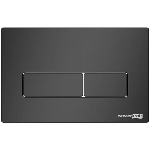Инсталляция WasserKRAFT Aller 10TLT.010.ME.MB03 для унитаза с Черной матовой клавишей смыва нержавеющая сталь