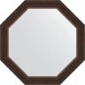 Зеркало Evoform Octagon 62х62 BY 3722 в багетной раме - Палисандр 62 мм