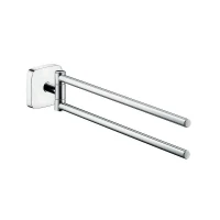 Полотенцедержатель Hansgrohe 41512000 двойной цвет Хром