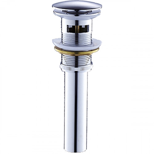 Донный клапан SantiLine SL-105 Click-Clack с переливом Хром