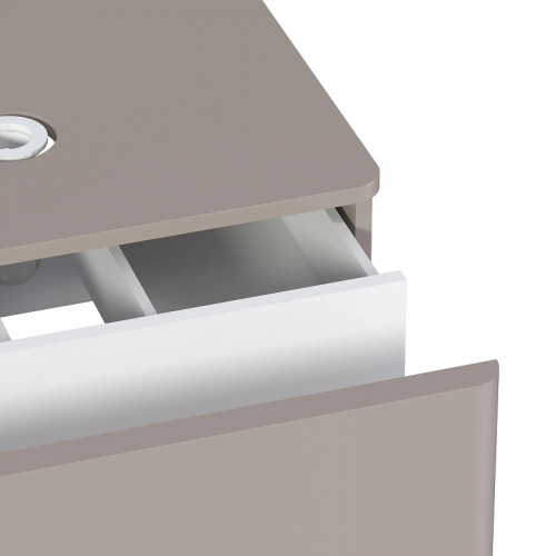 Тумба под раковину 1MarKa Wish 60П Ц0000031564 подвесная цвет Капучино