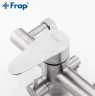 Смеситель для ванны Frap H48 F2248 универсальный Сатин нержавеющая сталь на стену