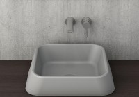 Раковина-чаша Bocchi Elba 51 1005-006-0125 Серая матовая фарфор накладная