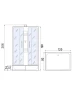 Душевая кабина River Quadro 120x80 МТ Б/К 10000013643 без гидромассажа
