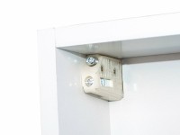 Зеркальный шкаф Style Line Каре 65 СС-00002336 с подсветкой Белый с сенсорным выключателем МДФ / ЛДСП, стекло