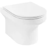 Комплект унитаза Jacob Delafon Elite EDX114RU-00 с инсталляцией Grohe Rapid SL 38721001 с сиденьем Микролифт и клавишей смыва Хром фарфор подвесной