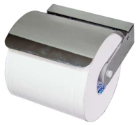 Держатель туалетной бумаги Mediclinics Medicrom AC0967C с крышкой цвет Хром