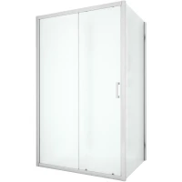 Душевой уголок New Trendy New Varia Chrome 120х80 D-0190A/D-0104B профиль Хром стекло прозрачное