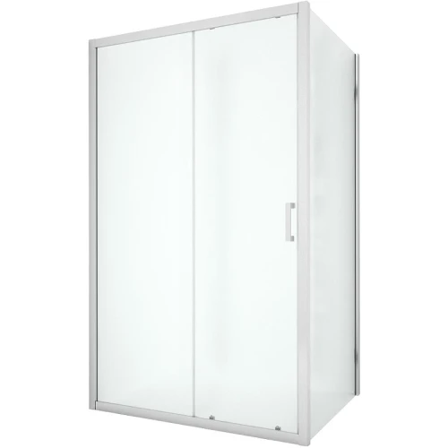 Душевой уголок New Trendy New Varia Chrome 120х80 D-0190A/D-0104B профиль Хром стекло прозрачное