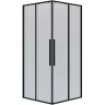 Душевой уголок Niagara Nova 90х90 NG-6823-34BLACK профиль Черный матовый стекло прозрачное