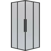 Душевой уголок Niagara Nova 90х90 NG-6823-34BLACK профиль Черный матовый стекло прозрачное