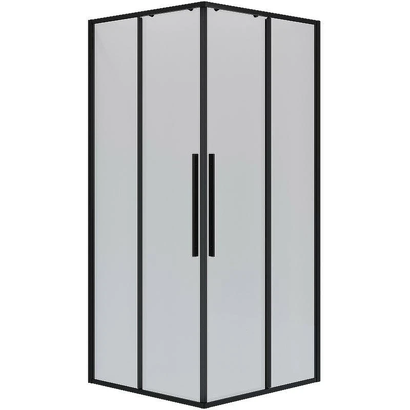 Душевой уголок Niagara Nova 90х90 NG-6823-34BLACK профиль Черный матовый стекло прозрачное