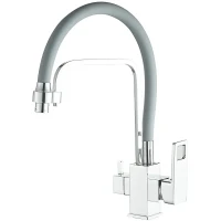 Смеситель для кухни Haiba HB76615 Хром Серый латунь