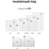 Душевой поддон из искусственного камня Stpool Lite 80х80 1237476 White Matt