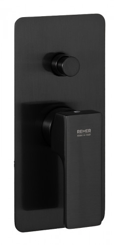 Смеситель для душа Remer Absolute AU09KBCFP цвет Черный брашированный хром