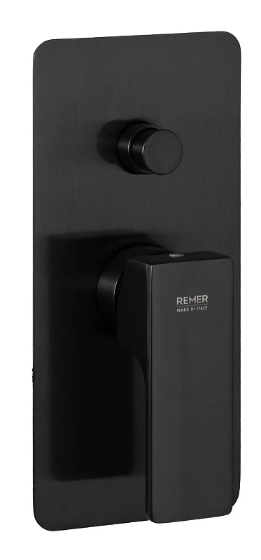 Смеситель для душа Remer Absolute AU09KBCFP цвет Черный брашированный хром