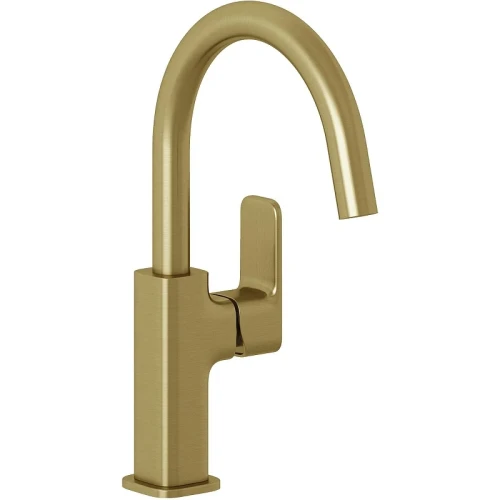Смеситель для раковины Kludi Renon 42027N075 Золото брашированное
