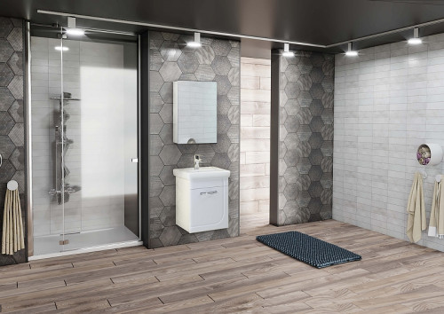 Тумба Onika ИРИС 50.01 105018 Белая МДФ / ЛДСП