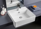 Раковина Artceram Quadro 50 QUL004 01 00 Белая фаянс полувстраиваемая