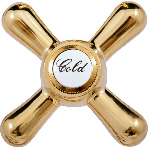 Смеситель для биде Rav Slezak Morava retro MK121.5/9Z Золото латунь