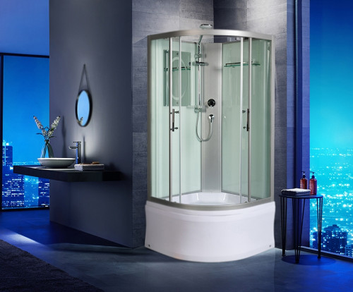 Душевая кабина WeltWasser WW500 Halle 901 90x90 10000003239 профиль Хром стекло прозрачное