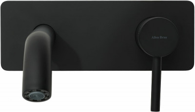Смеситель для раковины Allen Brau Priority 5.31003-31 Черный матовый латунь встраиваемый