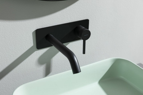 Смеситель для раковины Allen Brau Priority 5.31003-31 Черный матовый латунь встраиваемый