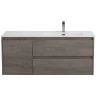 Тумба под раковину BelBagno Kraft 120 R KRAFT-1200-2C-1A-SO-CG-R подвесная Cemento Grigio МДФ / ЛДСП