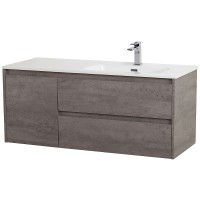 Тумба под раковину BelBagno Kraft 120 R KRAFT-1200-2C-1A-SO-CG-R подвесная Cemento Grigio МДФ / ЛДСП