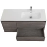 Тумба под раковину BelBagno Kraft 120 R KRAFT-1200-2C-1A-SO-CG-R подвесная Cemento Grigio МДФ / ЛДСП