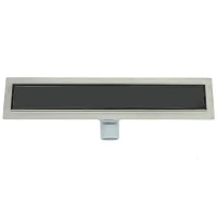 Душевой лоток ALMAes Laguna 50 LG50BL с Черной решеткой