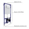 Комплект унитаза BelBagno Uno BB3105CHR/SC с инсталляцией Berges Novum L5 040215 с сиденьем Микролифт и Черной матовой клавишей смыва фаянс подвесной