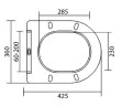Комплект унитаза BelBagno Uno BB3105CHR/SC с инсталляцией Berges Novum L5 040215 с сиденьем Микролифт и Черной матовой клавишей смыва фаянс подвесной