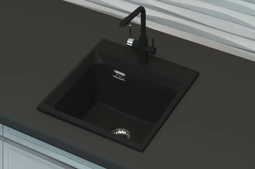 Кухонная мойка Point Мисти 46 PN3011B Черная