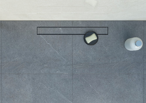 Душевой лоток Bettoserb Frameless Line 85 13701233 с решеткой Хром матовый / под плитку