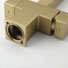 Смеситель для кухни Gappo G4395-53 цвет Золотой сатин Белый