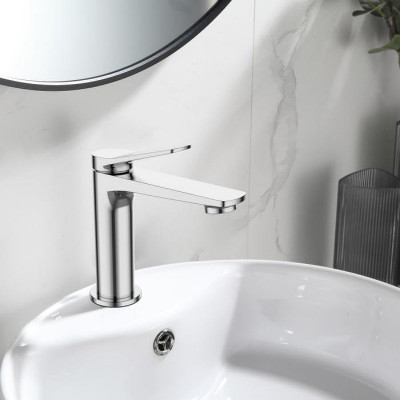 Смеситель для раковины BelBagno Unique UNIQUE-LVM-CRM-W0 Хром